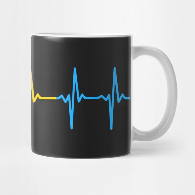 Pansexual Pride Heartbeat Pulse by thingsandthings